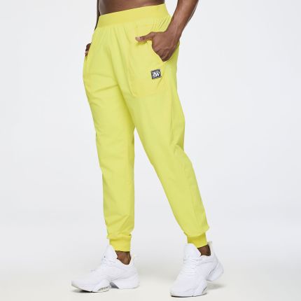 Zumba Out Loud Stretch Woven Slim Ankle Joggers