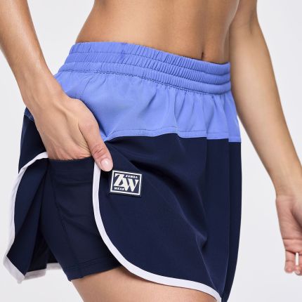 Zumba Out Loud Color Blocked Woven Skort