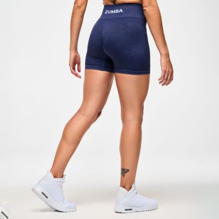 Blue Jean Seamless High Waisted Biker Shorts