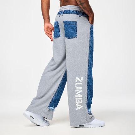 Blue Jean Denim Sweatpants