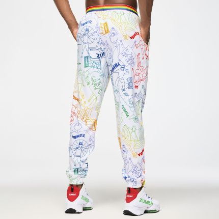 Zumba Elastic Waistband Slouch Woven Pants