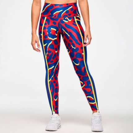 Victory High Waisted Ankle Leggings With Side Inserts