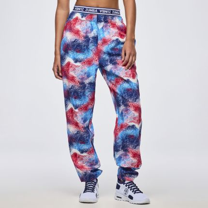 Apres Zumba Double Waisted Slouch Woven Pants