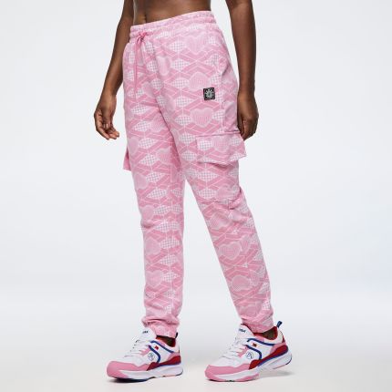 Zumba Amour High Waisted Knit Cargo Pants