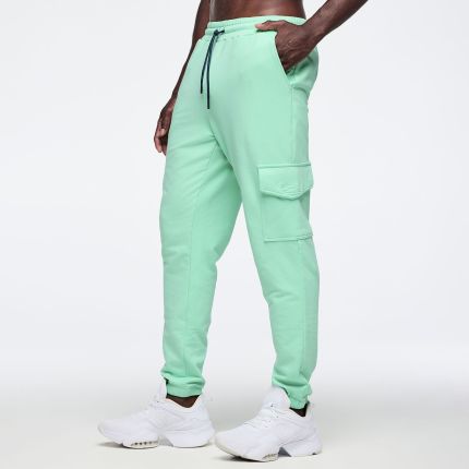 Latin Movement High Waisted Knit Cargo Pants