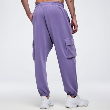 Pastel Modal Slouch Cargo Pants With Belt