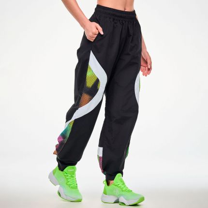 Electric Feel Wide Leg Track Pants