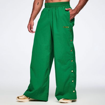 Worldwide Wide Leg Pants With Side Snaps