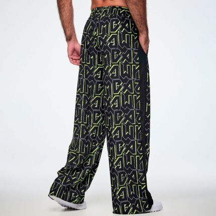 Rock 'n' Roll High Waisted Wide Leg Track Pants