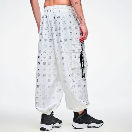 Dale-Z Parachute Cargo Pants - White