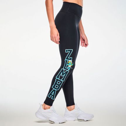 Zumba X The Smurfs High Waisted Ankle Leggings