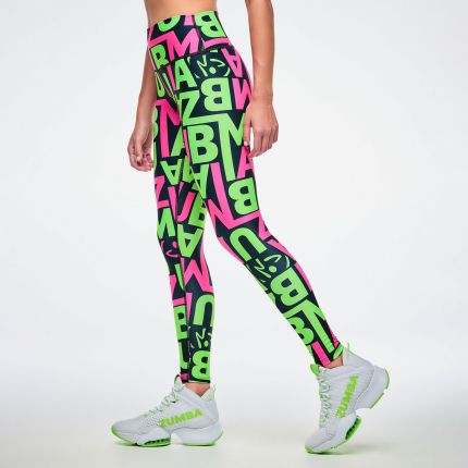 Dale-Z High Waisted Ankle Leggings - Multi