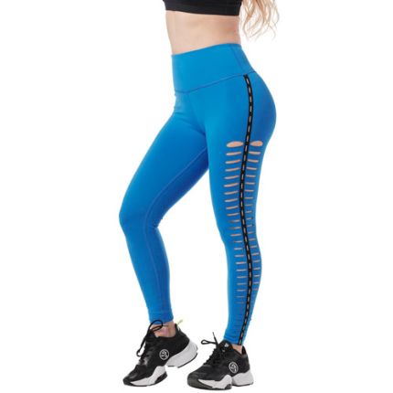 Wear Slashed High Waisted Ankle Leggings