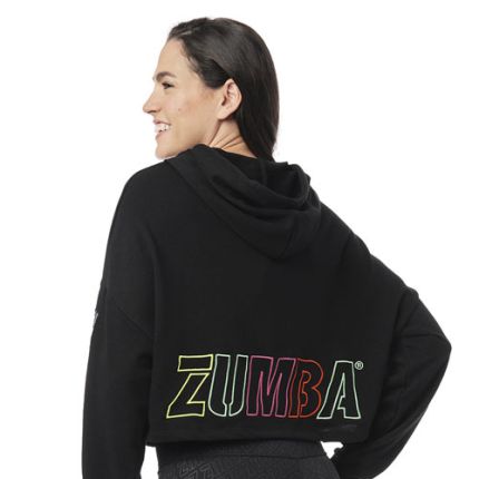 Zumba Crop Hoodie Sweatshirt