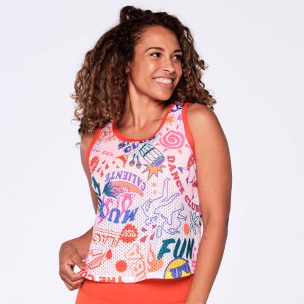 Fun & Sunshine Mesh Tank