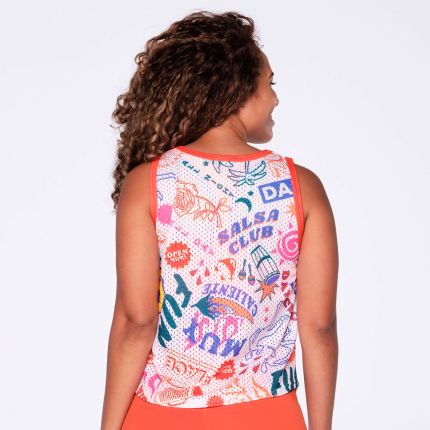 Fun & Sunshine Mesh Tank