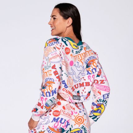 Fun & Sunshine Crop Sweatshirt