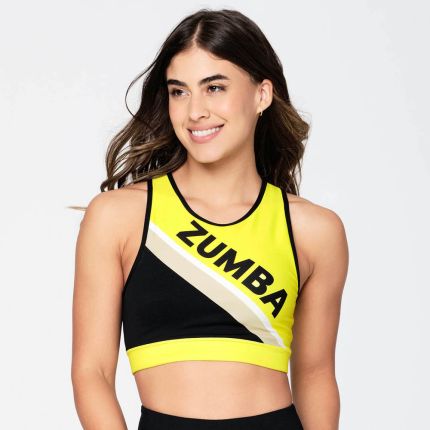 Zumba Happy High Neck Bra