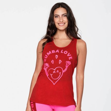Zumba Love Twisted Back Tank