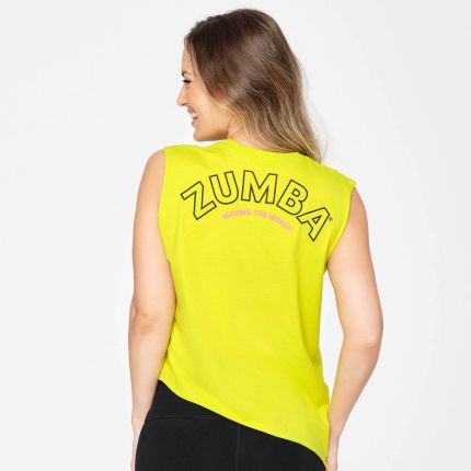 Happy Never Looked Better Asymmetrical Tank