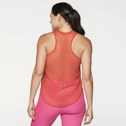Zumba Forever High Neck Mesh Tank