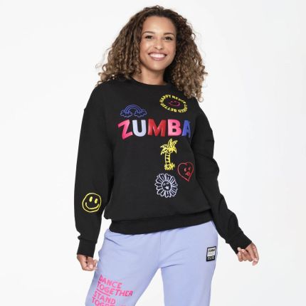 Happy Never Looked Better Oversized Sweatshirt