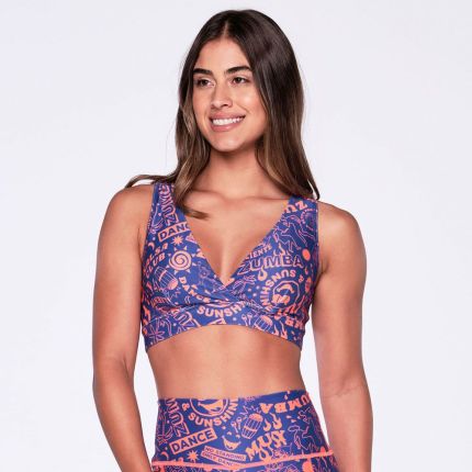 Club Zumba Open Back Bra