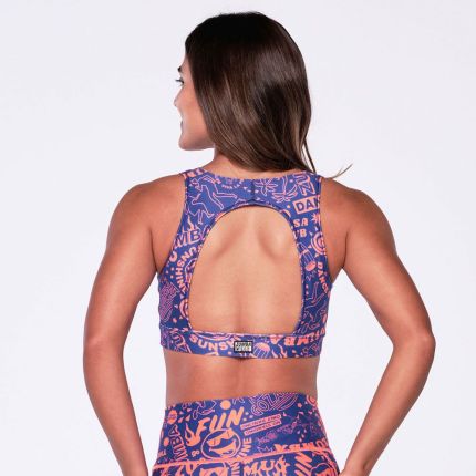 Club Zumba Open Back Bra