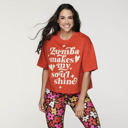 Zumba Lovin' Boxy Crop Top