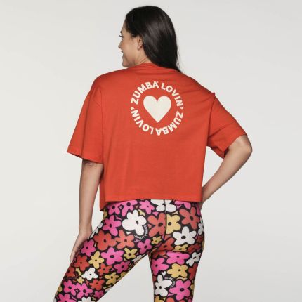 Zumba Lovin' Boxy Crop Top