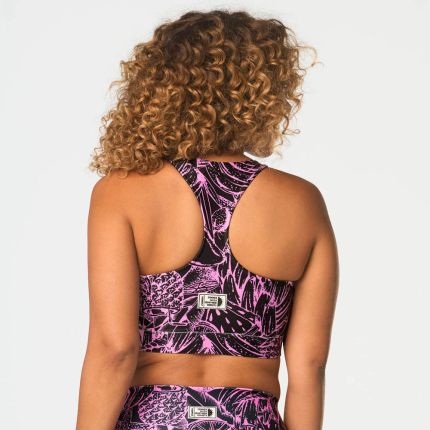 Zumba Tropics Zip Front Bra