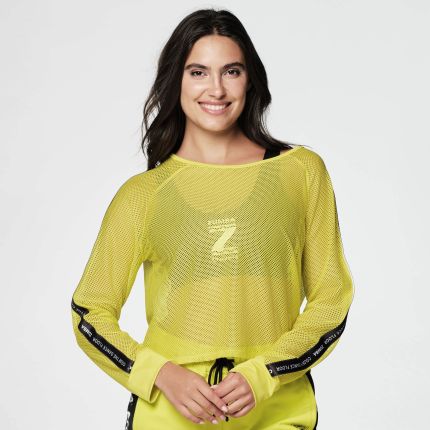 Zumba X Crayola Color The Dance Floor Mesh Pullover
