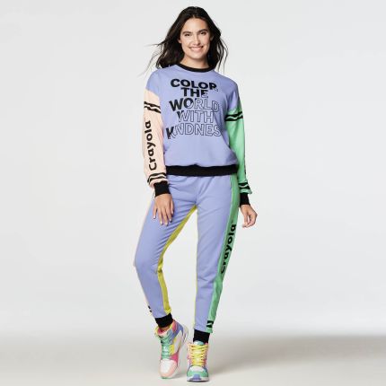 Zumba X Crayola Color With Kindness Sweatshirt