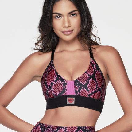 Zumba Love Snakeskin Bra