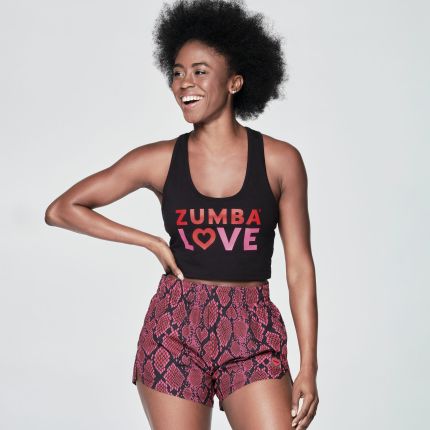 Zumba Love Crop Racerback