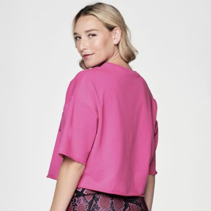 Zumba Love Oversized Crop Top
