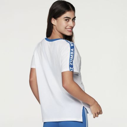 Retro Zumba V-Neck Top