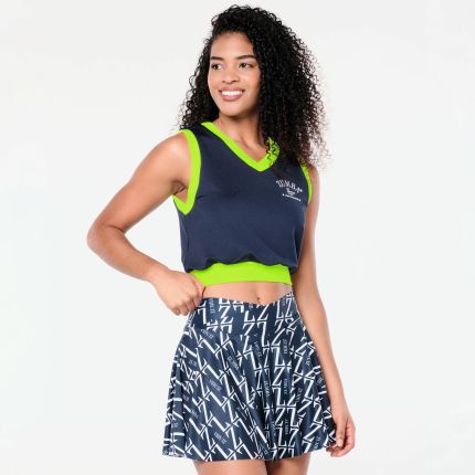 Zumba Prep Crop Sweatshirt Vest