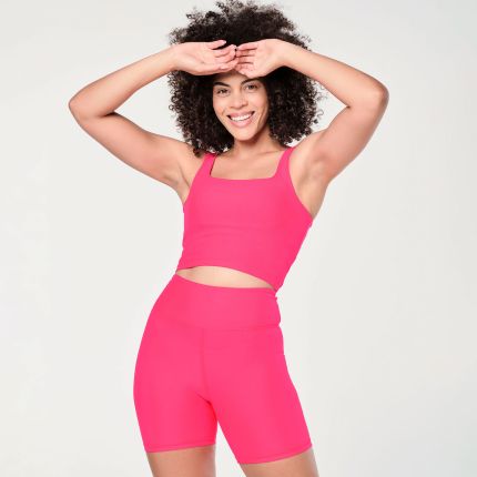 Zumba Prep Crop Tank With Shelf Bra