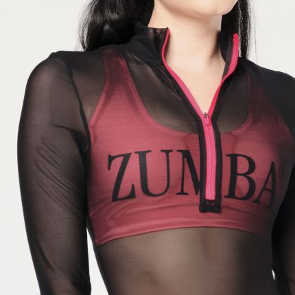 Zumba Prep Zip-Up Bodysuit