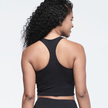 Funscape High Neck Crop Tank