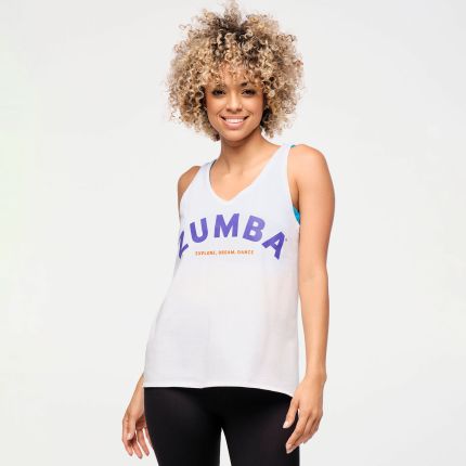 Zumba Explore Tank - Wear It Out White