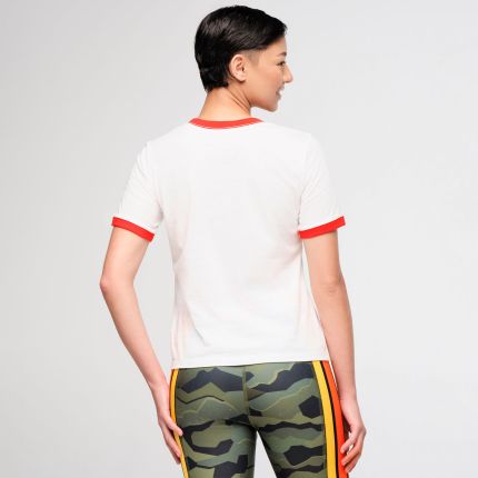 Zumba Explore Ringer Tee - Wear It Out White