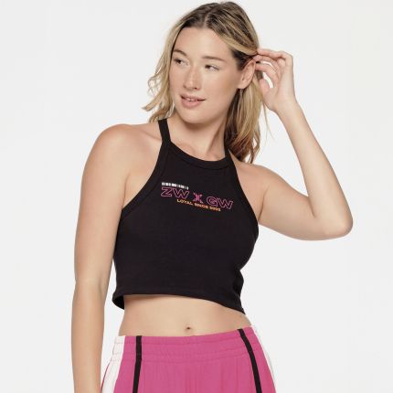 ZW X GW High Neck Crop Cami