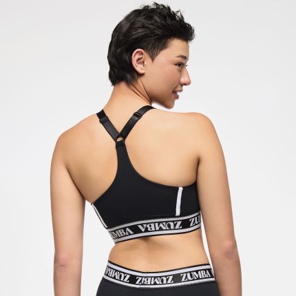 Zumba Haus Scoop Neck Bra With Elastic