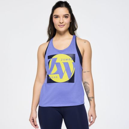 Zumba Out Loud Loose Tank With Round Hem