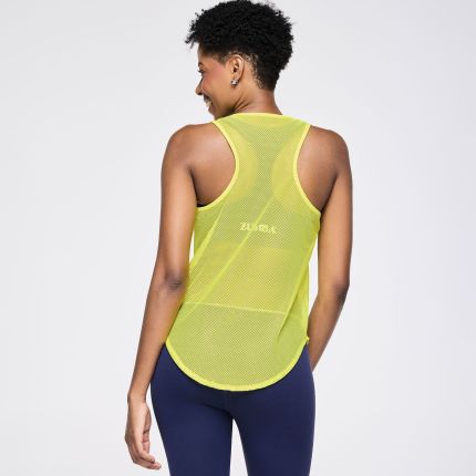 Zumba Out Loud Mesh Tank With Front Panel