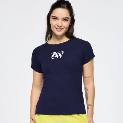 Zumba Out Loud Fitted Cap Sleeve Top