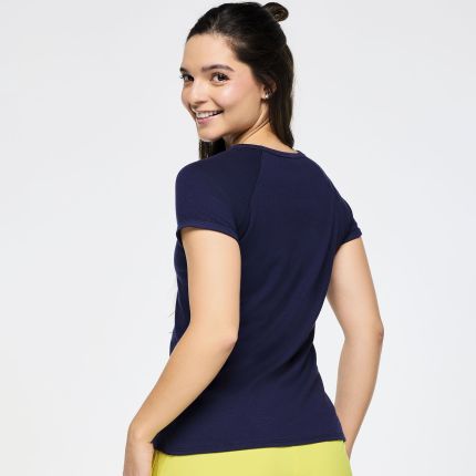 Zumba Out Loud Fitted Cap Sleeve Top