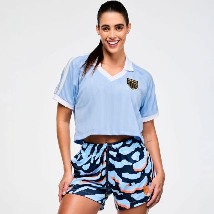 Victory V-Neck Crop Raglan Polo